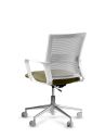 Silla de Trabajo LINK White Neumática Base Cromada