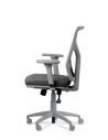 Silla COOL Grey 5D - Silla de Oficina Gris con Apoyabrazos regulables