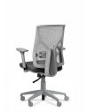 Silla COOL Grey 5D - Silla de Oficina Gris con Apoyabrazos regulables