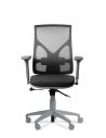 Silla COOL Grey 5D - Silla de Oficina Gris con Apoyabrazos regulables