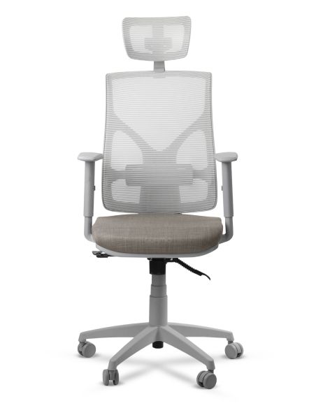Silla ROLIC Cool Ergonómica Gris - Silla Gray de Escritorio