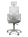 Silla ROLIC Cool Ergonómica Gris - Silla Gray de Escritorio