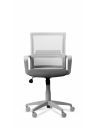 Silla Grey Gris Oficina Link Ergonomica Negra Soporte Lumbar Giratoria Respaldo Tapizado Red Mesh Regulable En Altura