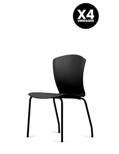 Silla Cafe Negra