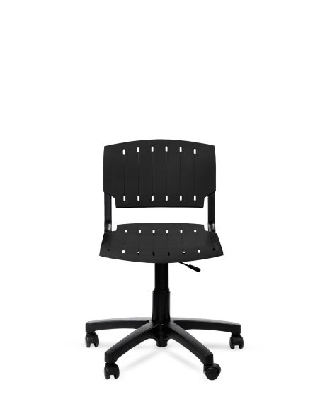 Silla Plástica Prima Rolic Giratoria Regulable en Altura con Ruedas - Directo de Fábrica