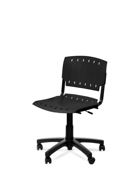 Silla Plástica Prima Rolic Giratoria Regulable en Altura con Ruedas - Directo de Fábrica