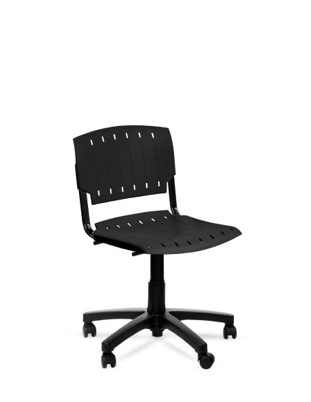 Silla Plástica Prima Rolic Giratoria Regulable en Altura con Ruedas - Directo de Fábrica