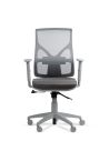 Silla Gris Escritorio Pc Ergonómica Oficina Cool Kronos Giratoria Reclinable con Ruedas