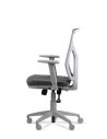 Silla Gris Escritorio Pc Ergonómica Oficina Cool Kronos Giratoria Reclinable con Ruedas