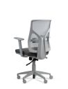 Silla Gris Escritorio Pc Ergonómica Oficina Cool Kronos Giratoria Reclinable con Ruedas