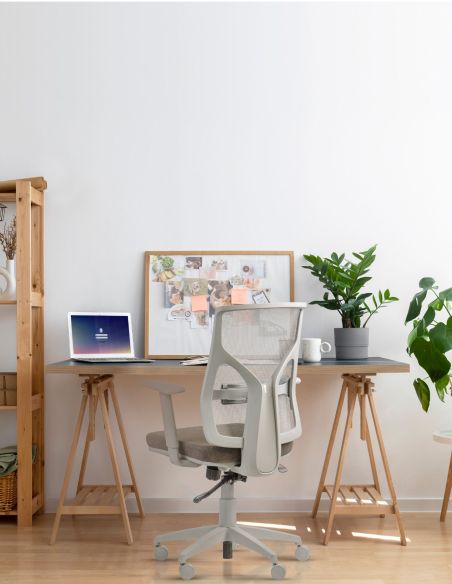 Silla Gris Escritorio Pc Ergonómica Oficina Cool Kronos Giratoria Reclinable con Ruedas Silla Gris Escritorio Pc Ergonómica Oficina Cool Kronos Giratoria Reclinable con Ruedas