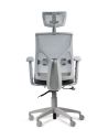 Silla Gris Escritorio Pc Ergonómica Oficina Cool Kronos Giratoria Reclinable con Ruedas