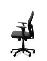 Sillon Gamma Oficina Respaldo Reclinable Red Mesh Premium Ergonomico Con Ruedas Regulable En Altura Negra