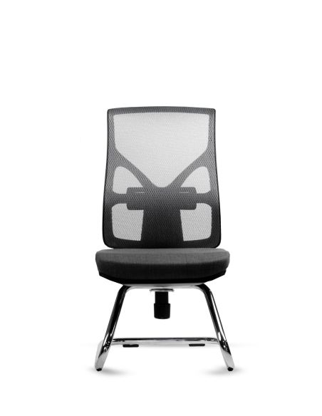 Silla de Oficina sin Ruedas COOL Trineo Cromado