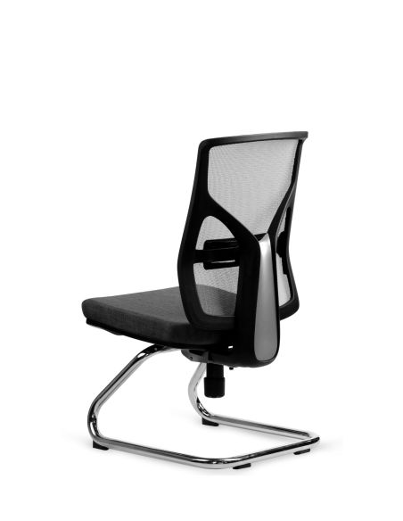 Silla de Oficina sin Ruedas COOL Trineo Cromado