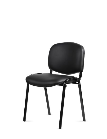 Silla Tapizada ISO Rolic - Cuero Sintético -Negras - Recepción