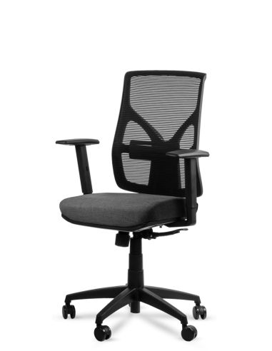 Silla Ergonométrica Cool Negra Spazio Petroleo - Ergonomía Argentina