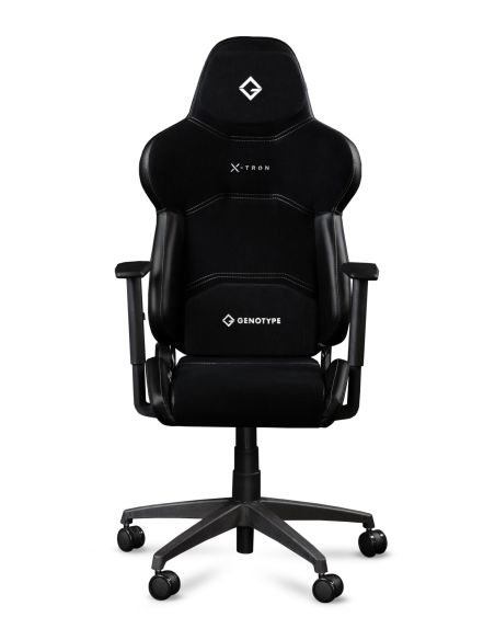 Silla Gamer Genotype X-tron Ergonomica Pc Reclinable 180 1d Apoyabrazos Regulables Tela Garantia Negra Giratoria Ruedas De Goma