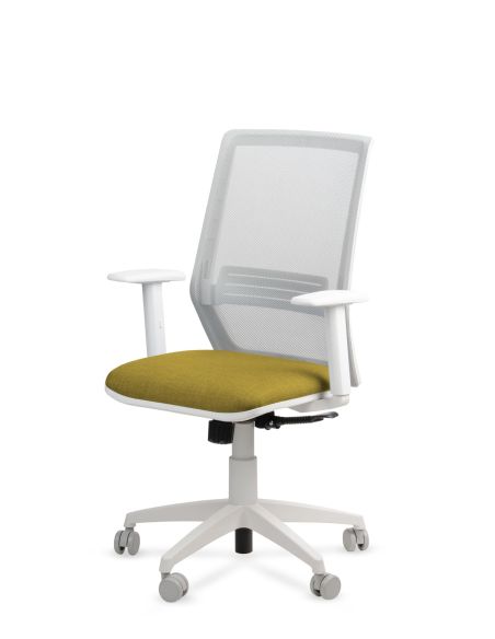 Silla Grou Blanca - Nueva Silla de Oficina Ergonómica - Argentina