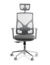 Silla COOL Grey con Estructura Gris Cromada - Diseño Innovador