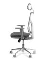 Silla COOL Grey con Estructura Gris Cromada - Diseño Innovador