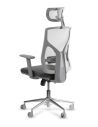 Silla COOL Grey con Estructura Gris Cromada - Diseño Innovador