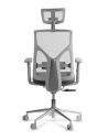 Silla COOL Grey con Estructura Gris Cromada - Diseño Innovador