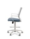 Silla de Trabajo LINK White Cajera Neumática con Asiento Tela Colores