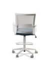 Silla de Trabajo LINK White Cajera Neumática con Asiento Tela Colores