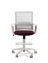 Silla de Trabajo LINK White Cajera Neumática con Asiento Tela Colores