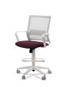 Silla de Trabajo LINK White Cajera Neumática con Asiento Tela Colores