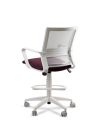 Silla de Trabajo LINK White Cajera Neumática con Asiento Tela Colores