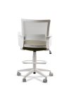 Silla de Trabajo LINK White Cajera Neumática con Asiento Tela Colores