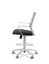 Silla de Trabajo LINK White Cajera Neumática con Asiento Tela Colores