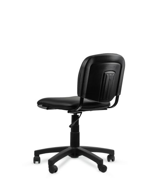 Silla ISO Giratoria Negra sin apoyabrazos - Ideal Peluquería