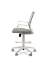 Silla de Trabajo LINK White Cajera Neumática con Asiento Tela