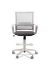 Silla de Trabajo LINK White Cajera Neumática con Asiento Tela Colores