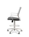 Silla de Trabajo LINK White Cajera Neumática con Asiento Tela Colores