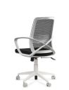 Silla de Oficina Blanca - Equis Rolic con Apoyo Lumbar
