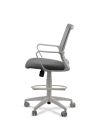 Silla de Trabajo LINK Grey Cajera Neumática con Asiento Tela