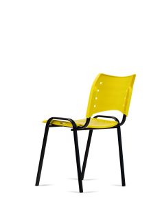 Silla Amarilla Fija Kudo x1 Súper Resistentes - Garantía - Apilables 2