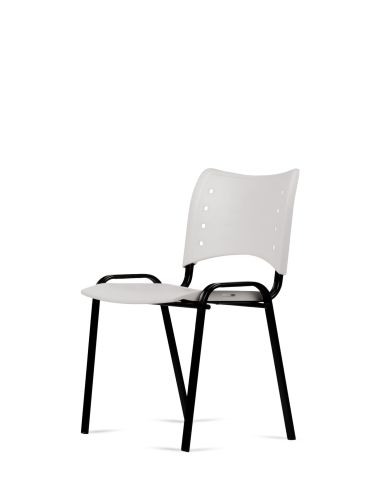 Silla Blanca Fija Kudo x1 Súper Resistentes - Garantía - Apilables