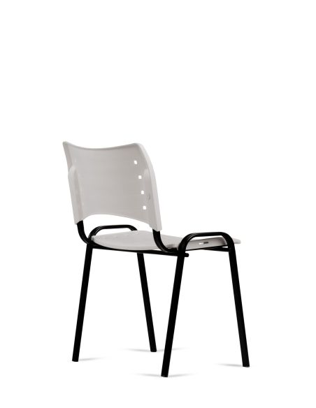 Silla Plástico Blanco Fija Kudo Gala x1 Súper Resistentes - Garantía - Apilables