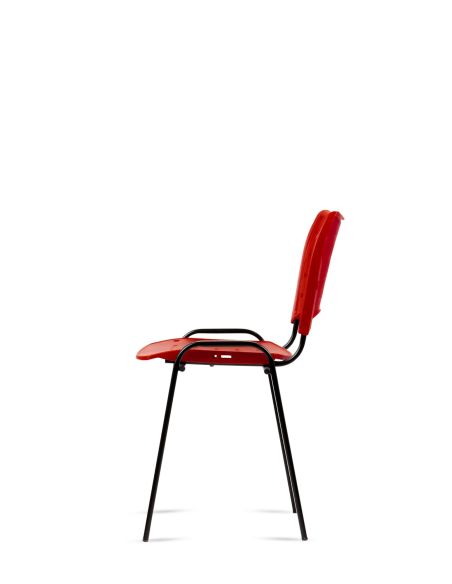 Gran Liquidación! Silla Plástica Roja Fija Kudo x1 Súper Resistentes - Garantía - Apilables