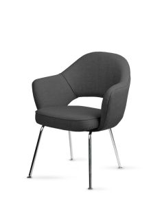 Sillón Saarinen Tapizado en Gris - Cuatro Patas - Fabricantes