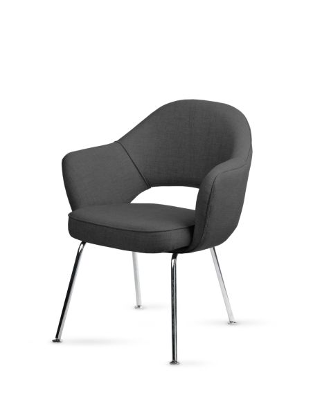 Sillón Saarinen Tapizado en Gris - Cuatro Patas - Fabricantes Sillón Saarinen Tapizado en Gris - Cuatro Patas - Fabricantes