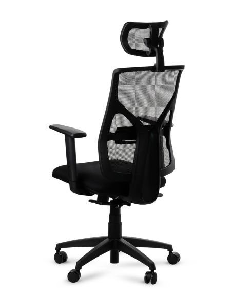Silla Cool Total Black Negra con Cabezal - Nuevo Modelo
