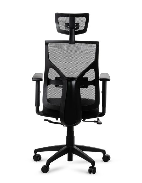Silla Cool Total Black Negra con Cabezal - Nuevo Modelo