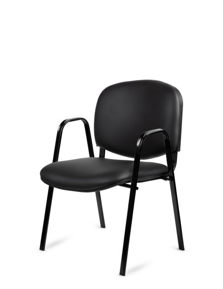 Silla Tapizada ISO Rolic - Cuero Sintético -Negras - Recepción