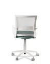 Silla Verde de Trabajo LINK White Neumática con Asiento Tela